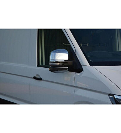 VW VOLKSWAGEN CRAFTER UYUMLU AYNA KAPAĞI 2 PARÇA 2017 ÜZERİ ABS KROM