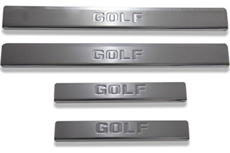 VW VOLKSWAGEN GOLF 4  HB/SW UYUMLU KAPI EŞİĞİ 4 PARÇA 1998-2004 PASLANMAZ KROM