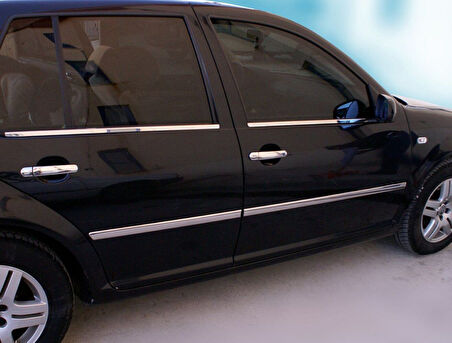 VW VOLKSWAGEN GOLF 4 HB UYUMLU YAN KAPI ÇITASI 4 PARÇA 1998-2004 PASLANMAZ KROM