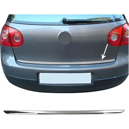 VW VOLKSWAGEN GOLF 5 HB UYUMLU BAGAJ ALT ÇITA  2005-2009 PASLANMAZ KROM
