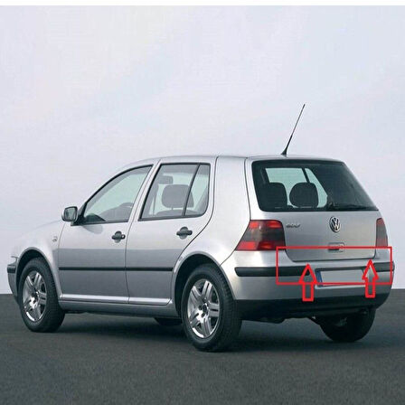 VW VOLKSWAGEN GOLF 5 HB/SW UYUMLU ARKA TAMPON EŞİĞİ  2005-2009 PASLANMAZ KROM