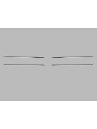 VW VOLKSWAGEN GOLF 7 HB UYUMLU SİS FAR ALT ÇITASI 4 PARÇA  2013 VE SONRASI PASLANMAZ KROM