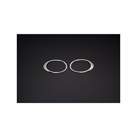 VW VOLKSWAGEN JETTA 6 SEDAN UYUMLU SİS ÇERÇEVESİ 2 PARÇA  2011-2014 PASLANMAZ KROM