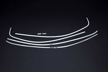 VW VOLKSWAGEN JETTA 6 SEDAN UYUMLU CAM ÜST ÇERÇEVESİ 6 PARÇA 2011 VE SONRASI PASLANMAZ KROM