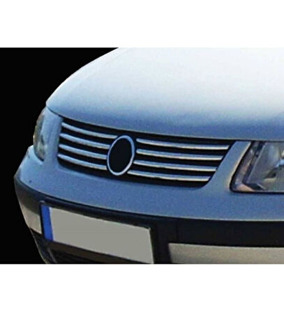 VW VOLKSWAGEN PASSAT 3B SEDAN UYUMLU ÖN PANJUR 8 PARÇA İNCE 1996-2001 PASLANMAZ KROM
