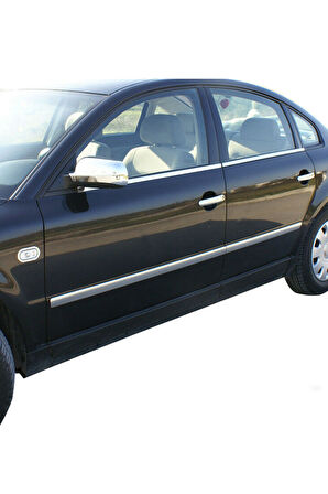 VW VOLKSWAGEN PASSAT 3B SEDAN UYUMLU YAN KAPI ÇITASI 4 PARÇA 2000-2005 PASLANMAZ KROM