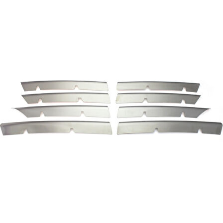 VW VOLKSWAGEN PASSAT B6 (3C) UYUMLU SEDAN ÖN PANJUR 8 PARÇA 2005-2012 PASLANMAZ KROM