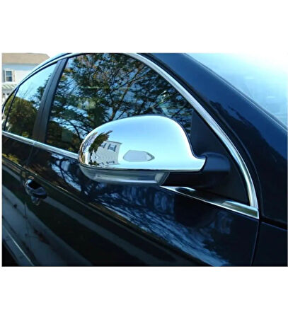 VW VOLKSWAGEN PASSAT B7 UYUMLU SEDAN/SW AYNA KAPAĞI 2 PARÇA 2012-2015 PASLANMAZ KROM