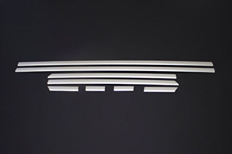 VW VOLKSWAGEN PASSAT B8 UYUMLU SEDAN YAN KAPI ALT ÇITASI 8 PARÇA 2015 VE SONRASI PASLANMAZ KROM