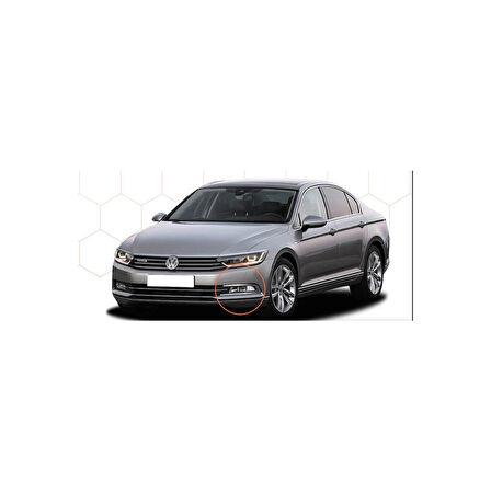 VW VOLKSWAGEN PASSAT B8.5 UYUMLU SEDAN SİS ÇERÇEVESİ 2 PARÇA 2019 VE SONRASI PASLANMAZ KROM