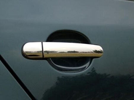 VW VOLKSWAGEN POLO 6R UYUMLU HB KAPI KOLU 4 PARÇA 2009-2017 PASLANMAZ KROM