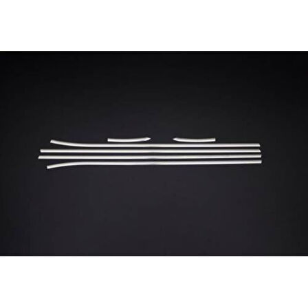 VW VOLKSWAGEN POLO 6R UYUMLU HB CAM ÇITASI 6 PARÇA 2009-2017 PASLANMAZ KROM