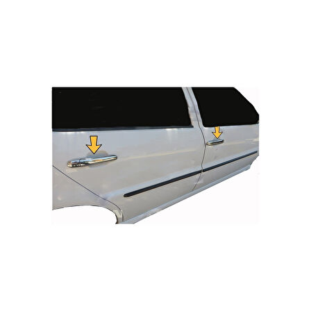 VW VOLKSWAGEN SHARAN UYUMLU KAPI KOLU 4 PARÇA 1997-2011 PASLANMAZ KROM