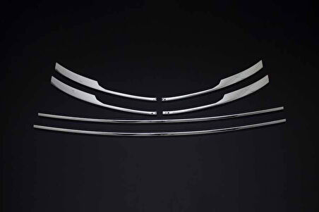 VW VOLKSWAGEN TRANSPORTER T6 UYUMLU ÖN TAMPON ÇITASI 6 PARÇA 2015 VE SONRASI PASLANMAZ KROM