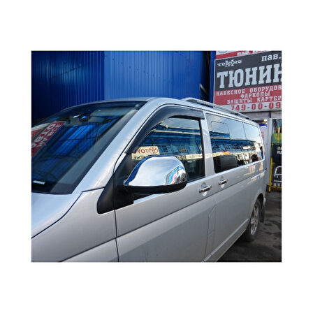 VW VOLKSWAGEN TRANSPORTER T6 UYUMLU AYNA KAPAĞI 2 PARÇA 2015 VE SONRASI PASLANMAZ KROM