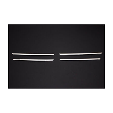 VW VOLKSWAGEN TRANSPORTER T6.1 UYUMLU ÖN PANJUR 4 PARÇA 2020 VE SONRASI PASLANMAZ KROM