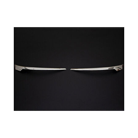 VW VOLKSWAGEN TRANSPORTER T6.1 UYUMLU FAR ÜST ÇITA 2 PARÇA 2020 VE SONRASI PASLANMAZ KROM