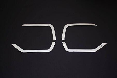 VW VOLKSWAGEN TRANSPORTER T6.1 UYUMLU SİS FAR KAŞI 4 PARÇA 2020 VE SONRASI PASLANMAZ KROM