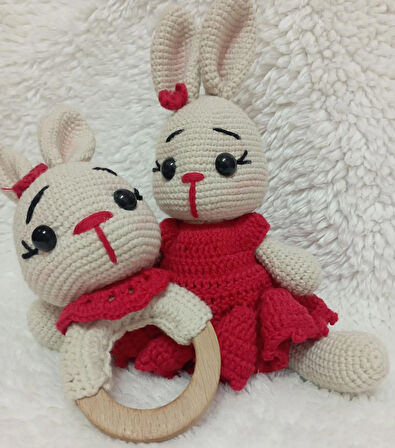 Amigurumi İkili Yenidoğan Seti