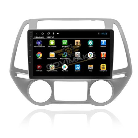 HYUNDAİ İ20 2009-2014 2 GB RAM 32 GB HAFIZA ANDROID MULTIMEDIA TYP G4     .          