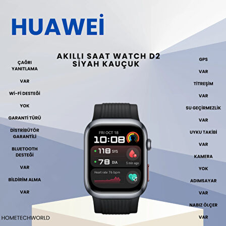 Huaweı Watch D 2 Akıllı Saat (Distribütör Garantili)