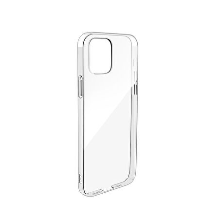 Smcase iPhone 14 Plus Kılıf Mika Kristal Sert Silikon  Tam Kapatan Ekran Koruyucu