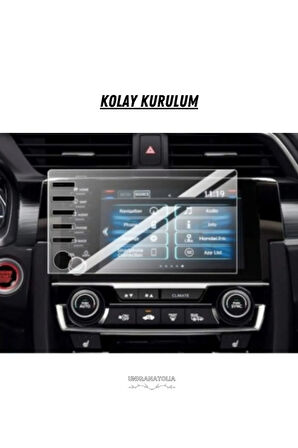 Honda Civic Makyajlı Kasa Fc5 Navigasyon Uyumlu 9h Nano Ekran Koruyucu