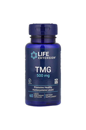 TMG, 1.000 mg, 60  Vejetaryen Kapsül (Kapsül başına 500 mg)