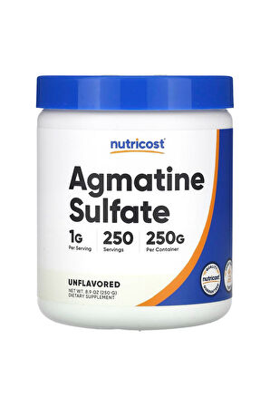 Nutricost, Agmatin Sülfat, 1 Gr.  250 Kapsül Servis