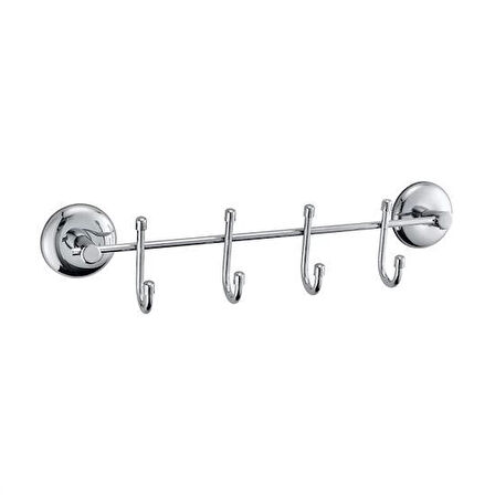 İpek Yıldızı® 4 Kancalı Dekoratif Askılık Mutfak Banyo Duvar Yüzeyi Askısı