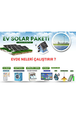LİFEPO4 HOBİ BAHÇESİ PAKETİ GÜNEŞ ENERJİ SİSTEMİ