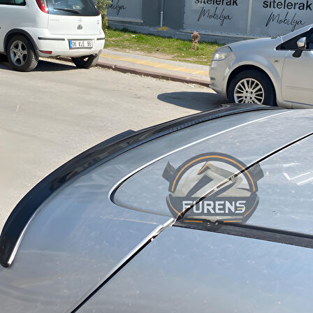 Ford Fiesta 2007 Sonrası Bagaj Üstü Yarasa Spoiler Bagaj Çıtası Piano Black