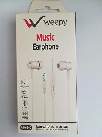 Weepy Music Earphone (Kulaklık)