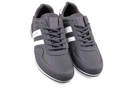 JAGULEP 2202 Dar Kalıp Erkek Sneaker Spor Ayakkabı FÜME_BEYAZ