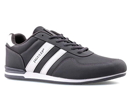 JAGULEP 2202 Dar Kalıp Erkek Sneaker Spor Ayakkabı FÜME_BEYAZ