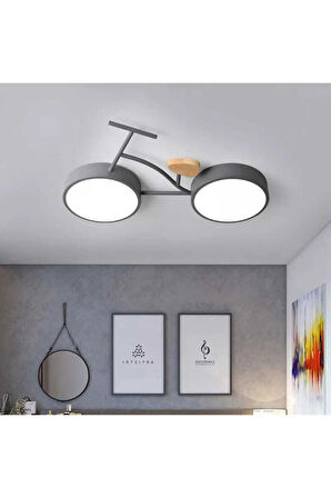 Led Bisiklet Çocuk Odası Avize