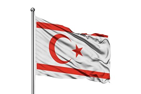 KUZEY KIBRIS TÜRK CUMHURİYETİ GÖNDER BAYRAK