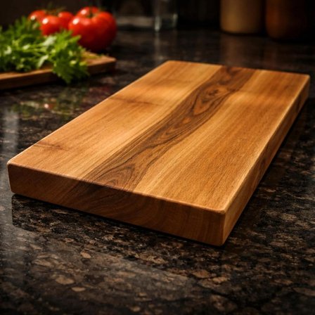 QARQA HERKÜL MAX -Doğal Ceviz Profesyonel Kesme Tahtası – 50x30x5 CM -Lazerle Ücretsiz İsim/Söz Yazılır