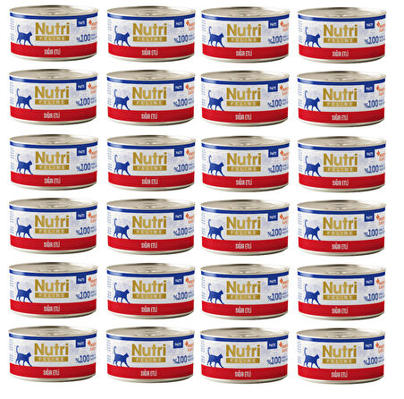 Nutri Feline Sığır Etli Pate Tahılsız Yetişkin Kedi Konservesi 70 Gr. X 24 Adet