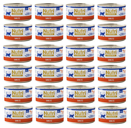Nutri Feline Tavuk Etli Jöleli Tahılsız Yetişkin Kedi Konservesi 70 Gr. X 24 Adet