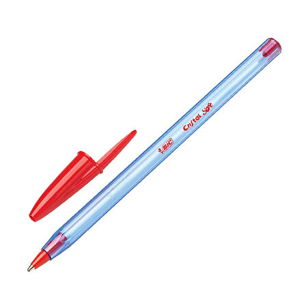 Bic Tükenmez Kalem Cristal Soft 1.0 MM Bilye Uç Kırmızı- ( 50 Li Kutu ) 918520