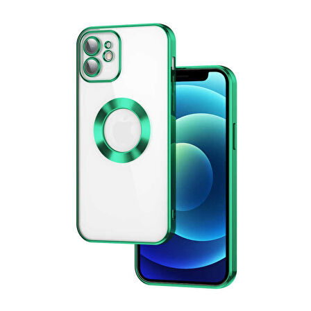 Smcase iPhone 12 Kılıf Kamera Korumalı Omega Lazer Silikon