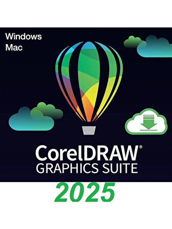 Corel CorelDRAW Graphics Suite 2025 (Mac) - 2 Mac Cihaz Ömür Boyu Abonelik Kodu