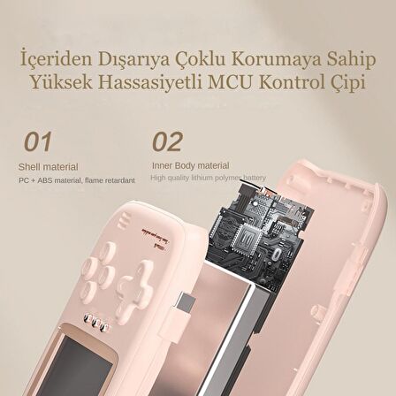 Taşınabilir 3.2 inç Mini oyun Konsolu ve Çift Şarj USB Power Güç Bank Retro Çocuk Oyunları 10000