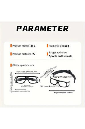 Numaralı Olabilen Sporcu Gözlüğü