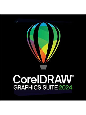 CorelDRAW Graphics Suite 2024 Windows Ömür Boyu Dijital Kod