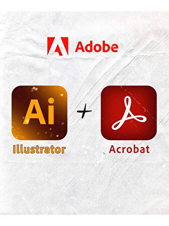 Adobe Acrobat Pro Dc Ömür Boyu ve Adobe Illustrator Ömür Boyu