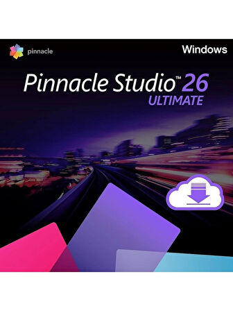 Corel Pinnacle Studio 26 Ultimate⁠ (Windows) - 1 Pc Süresiz Dijital Kod
