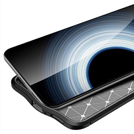 Smcase Xiaomi 12T Pro Kılıf Kamera Korumalı Deri Dokulu Silikon