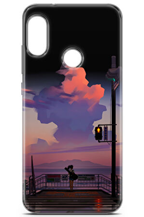 Xiaomi Mi A2 Lite uyumlu Girls 14 UV Kapak Gece ve İskele